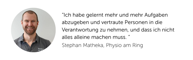 Kurz-Testimonial_mobil_Stephan Matheka Kundenstimme von Stephan Matheka - Angelique Dujic Mentorin für Teamaufbau für Gründer*innen